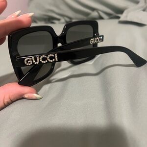 Black Gucci sunglasses
